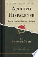 libro Archivo Hispalense