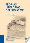libro Teorías Literarias Del Siglo Xx