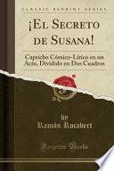 libro ¡el Secreto De Susana!