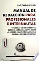 libro Manual De Redacción Para Profesionales E Internautas