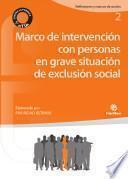libro Marco De Intervención Con Personas En Grave Situación De Exclusión Social