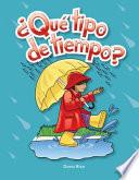 libro Que Tipo De Tiempo?