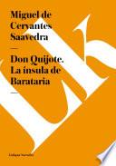 libro Don Quijote. La ínsula De Barataria