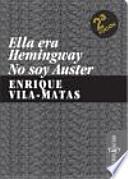 libro Ella Era Hemingway