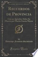 libro Recuerdos De Provincia