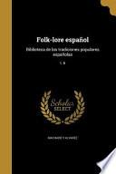 libro Folk Lore Espanol