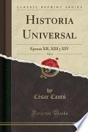 libro Historia Universal, Vol. 4
