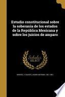 libro Spa Estudio Constitucional Sob