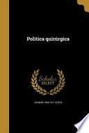 libro Spa Politica Quirurgica