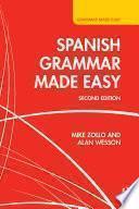 libro Spanish Grammar Made Easy