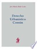 libro Derecho Urbanístico Común