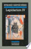 libro Lapidarium Iv