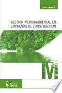 libro Gestión Medioambiental En Empresas De Construcción