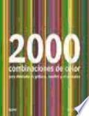 libro 2000 Combinaciones De Color
