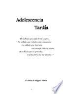 libro Adolescencia Tardía