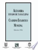libro Altamira Estado De Tamaulipas. Cuaderno Estadístico Municipal 1994