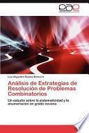 libro Análisis De Estrategias De Resolución De Problemas Combinatorios
