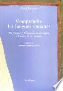 libro Comprendre Les Langues Romanes