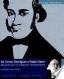 libro De Simón Rodríguez A Paulo Freire