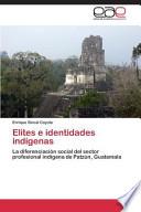 libro Elites E Identidades Indígenas