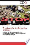 libro Erradicación De Basurales Urbanos