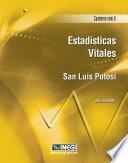 libro Estadísticas Vitales. San Luis Potosí. Cuaderno Número 8