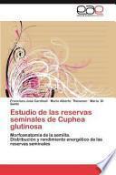 libro Estudio De Las Reservas Seminales De Cuphea Glutinosa