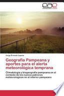 libro Geografía Pampeana Y Aportes Para El Alerta Meteorológica Temprana