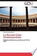 libro La Revista Cuba Contemporánea