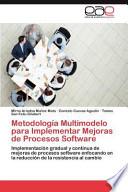 libro Metodología Multimodelo Para Implementar Mejoras De Procesos Software