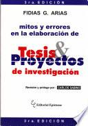 libro Mitos Y Errores En La Elaboración De Tesis Y Proyectos De Investigación. 3ra. Edición