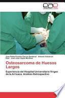 libro Osteosarcoma De Huesos Largos