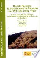 libro Red De Parcelas De Introducción De Especies Del Ifie Inia (1966 1983)