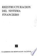 libro Reestructuración Del Sistema Financiero