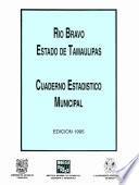libro Río Bravo Estado De Tamaulipas. Cuaderno Estadístico Municipal 1995