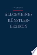 libro Saur Allgemeines Künstlerlexikon