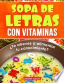 libro Sopa De Letras Con Vitaminas