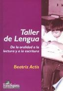 libro Taller De Lengua