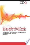 libro Vulnerabilidad Del Estado De Derecho En Venezuela