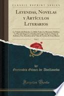 libro Leyendas, Novelas Y Artículos Literarios, Vol. 2