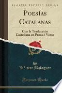 libro Poesías Catalanas