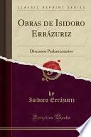 libro Obras De Isidoro Errazuriz