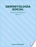 libro Gerontología Social