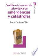 libro Gestión E Intervención Psicológica En Emergencias Y Catástrofes
